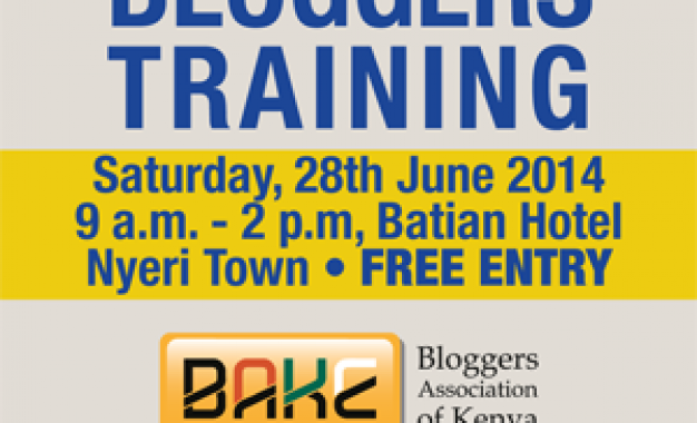 BAKE -Bloggers training workshop in Nyeri